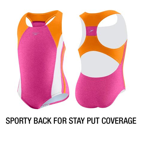 Girls' Swimsuit One Piece Infinity Splice Thick Strap- Buy Online in ...