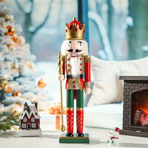 The Holiday Aisle® 15 Inch Nutcracker Christmas Decorations, Wooden ...