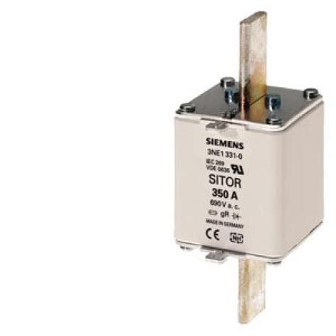 3NE13340 - SITOR fuse link, with blade contacts, NH2, In: 500 A, AC ...