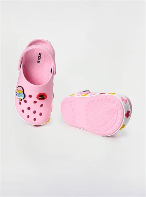 Buy Girls Charm-Detailed Clogs with Ankle Strap Online at just Rs. 499. ...