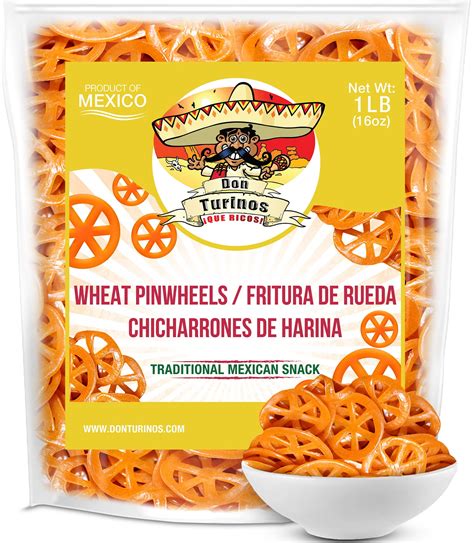 Duritos (Duros) Pinwheels Wheat Snacks 1Lb - Mexican Wheat Wheel Pasta ...