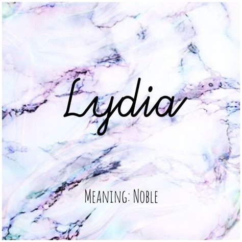 LYDIA #Names #Lydia #BabyNames | Names, Baby names and meanings, Baby names