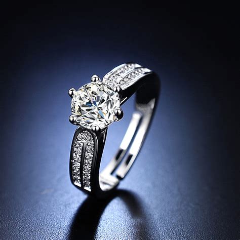 Buy Silver Plated American Diamond Studded Contemporary Anti Tarnish ...