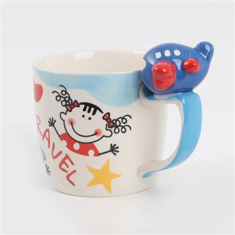 Buy Corsica Bliss Kids Stoneware Printed Mug - 320ml from Corsica by ...