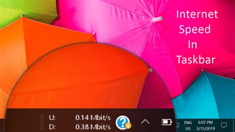 Image result for Internet Speed Taskbar