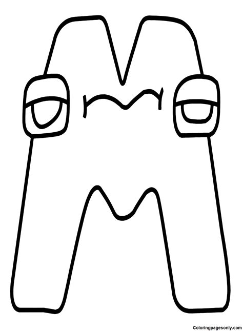 57 Alphabet Lore Coloring Pages - ColoringPagesOnly.com