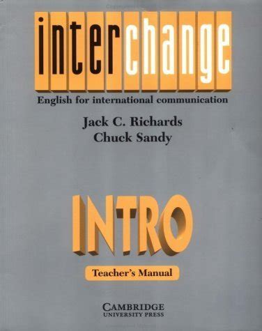 Buy Interchange Intro Teacher's manual: English for International ...