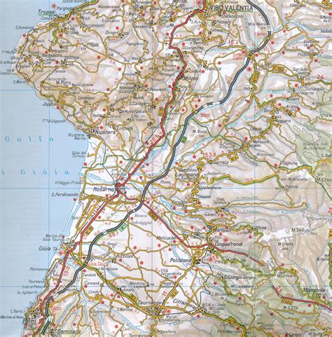 Image result for Calabria Map