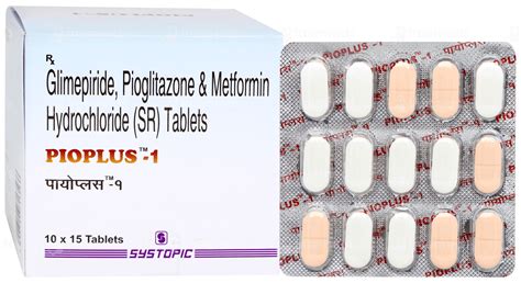 Pioplus 1 Tablet 15: Uses, Side Effects, Price & Substitutes