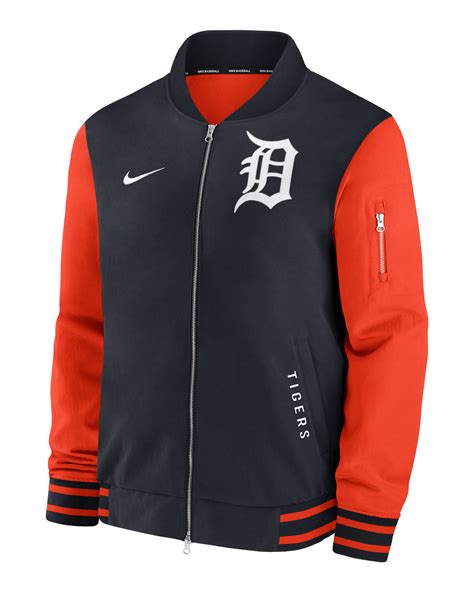 Detroit Tigers Authentic Collection Dugout Men's Nike MLB Full-Zip Bomber Jacket. Nike.com