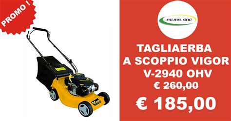 Tagliaerba a scoppio Vigor V 2940 OHV   Ferramenta Fe.Ma  