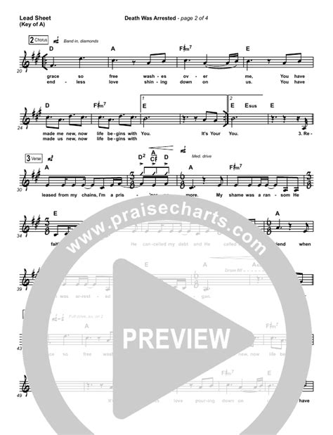 Death Was Arrested Sheet Music PDF (North Point Worship / Seth Condrey ...