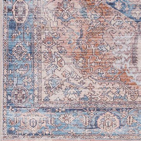 Colin Blue Medallion Washable Runner, 2x7 | At Home