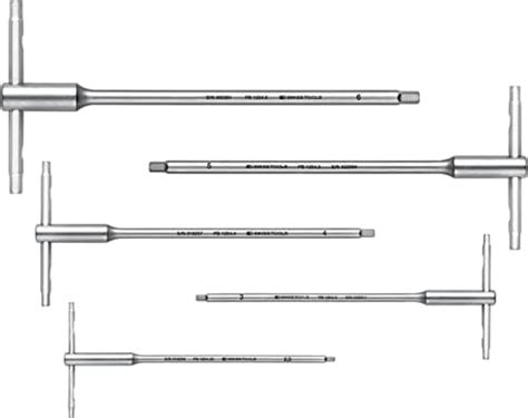 PB SWISS TOOLS T-Handle Allen Wrench Set with Sliding Cross-Handle PB ...