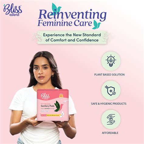 Plant-Based Sanitary Pads | Rash-Free Care | Bliss Natural