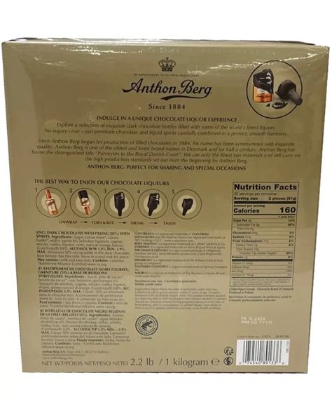 Anthon Berg Dark Liquor Chocolate 64 Count India | Ubuy