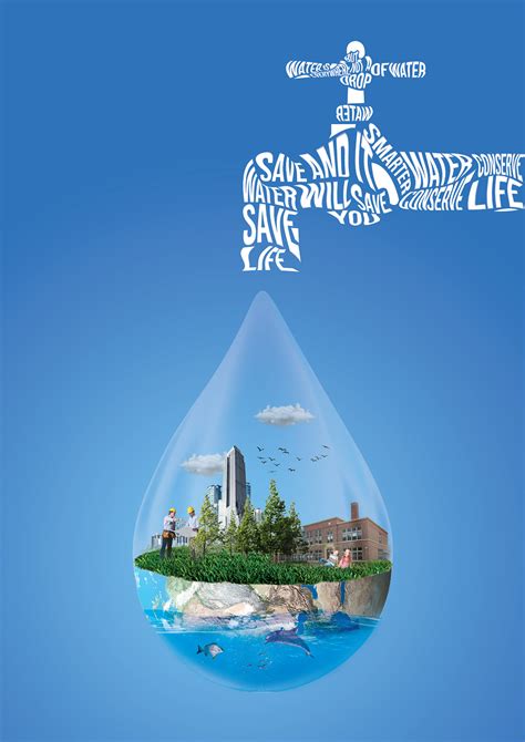 Save Water Poster Design 2022 on Behance