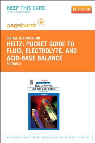 Buy Pocket Guide to Fluid, Electrolyte, and Acid-base Balance ...