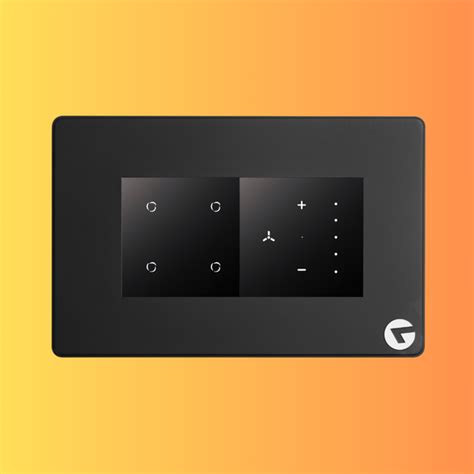 4 Modular Smart Switch Board with Fan Regulator | WiFi Touch Switch ...