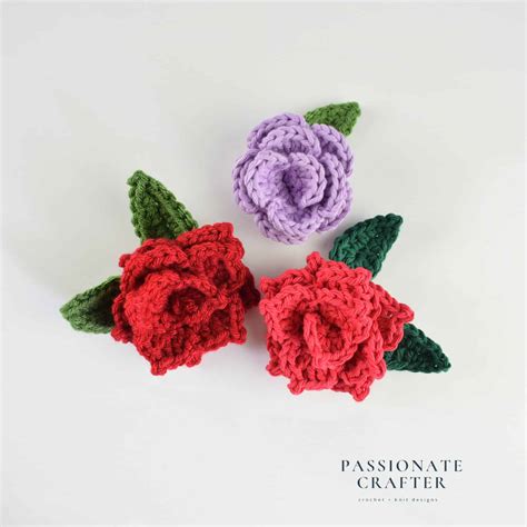 Image result for Crochet Rose Pattern Tutorial