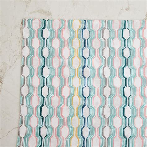 Buy Corsica Persian Set of 6 Cotton Printed Reversible Placemats from ...
