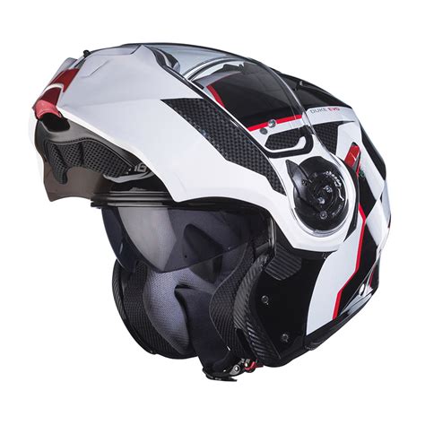 Caberg Duke Evo Move White Red Helmet