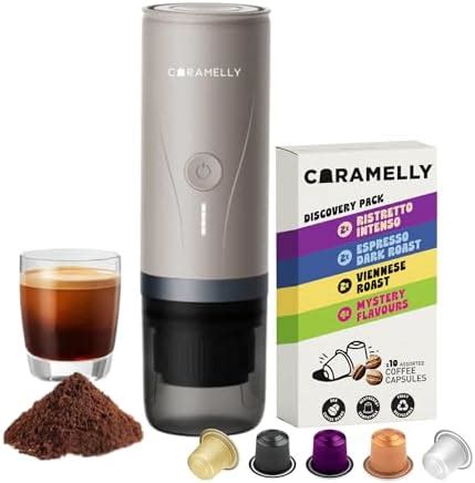 COFFEEZA Finero Mini Portable Espresso Machine - Travel Espresso Maker ...