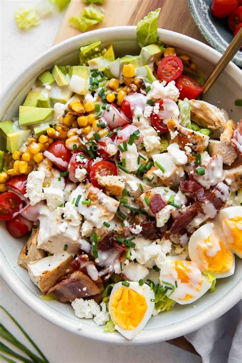 Grilled Chicken Cobb Salad - Jar Of Lemons