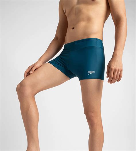 Buy Speedo Essential Houston Aquashort Darkteal-White Swimwear Online ...