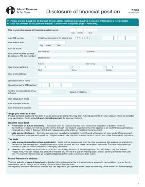 2018-2026 Form NZ IR 590 - Blank Fillable Template | Fill Out, Print ...