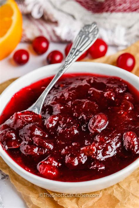 Canned Cranberry Sauce Recipe (Easy 10 Minute Recipe!) - The Shortcut ...