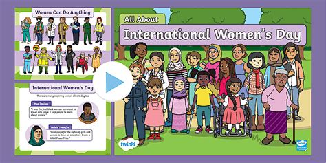 EYFS All About International Women's Day PowerPoint | Twinkl