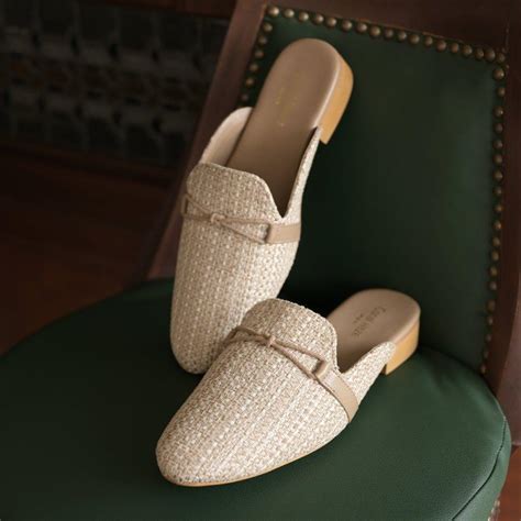 Ozan | Men Shoes | Beige Cushioned Sole Mules – Coral Haze