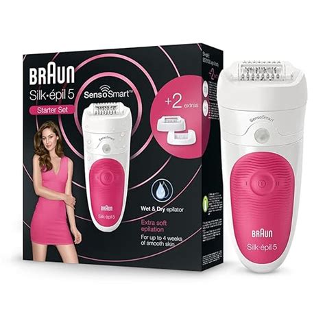 Braun Epilator for Women- Silk-Epil 5-500, Epilator for Beginners for ...