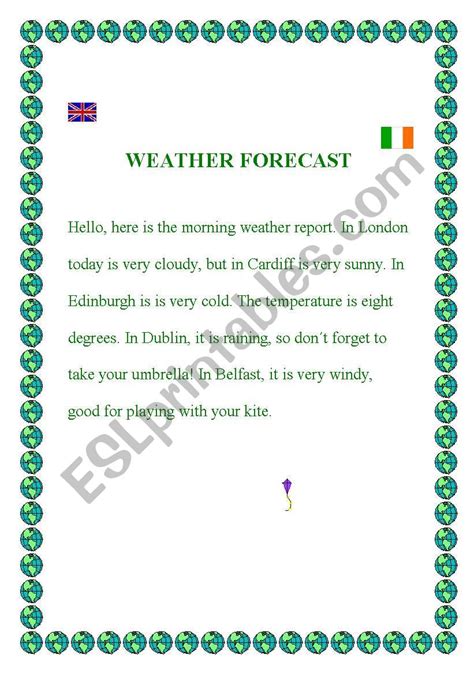 How To Write A Weather Report Example For Kids – Utaheducationfacts.com