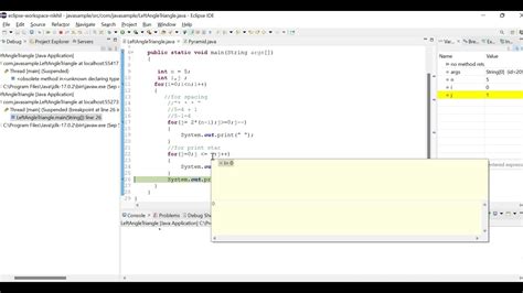 Image result for Right Triangle Pattern in Java