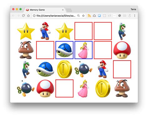 Super Mario in JavaScript 的图像结果
