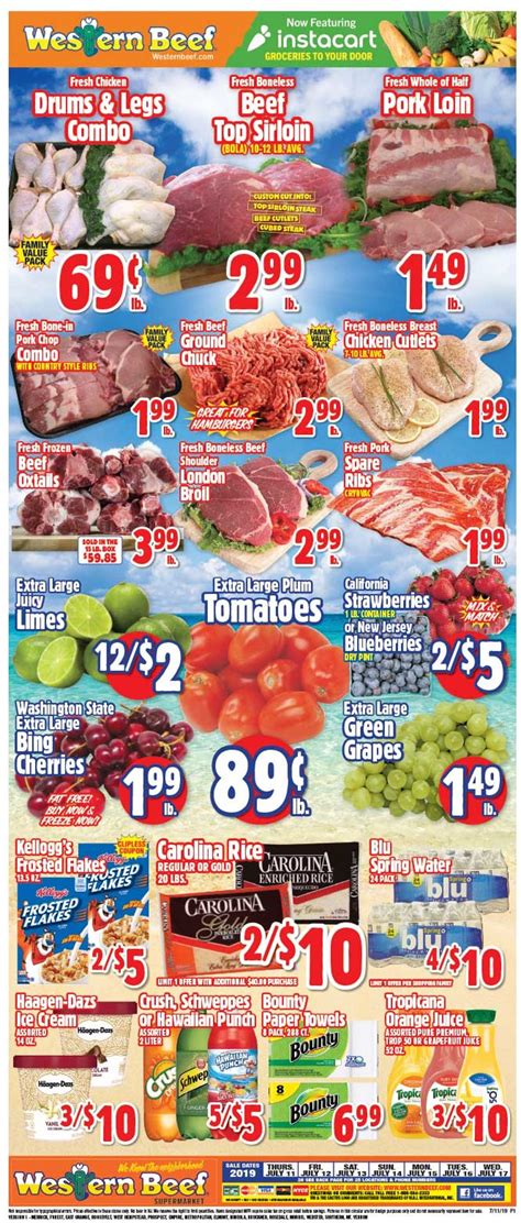 Western Beef Ad Circular - 07/11 - 07/17/2019 | Rabato