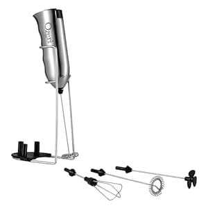 Buy Ozeri Deluxe Milk Frother and Whisk in Stainless Steel with Stand ...