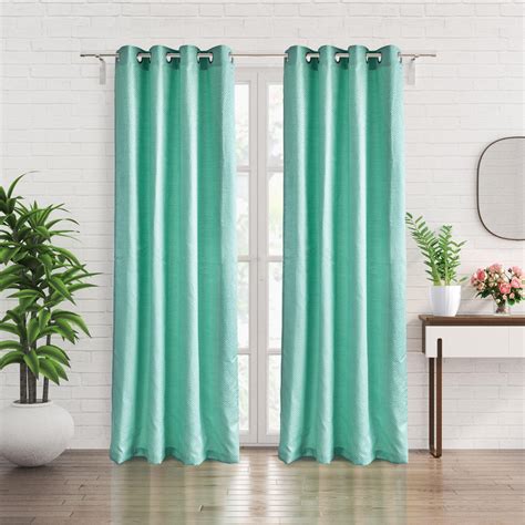 Buy Morris Set of 2 Jacquard Light Filtering Door Curtains from Home ...