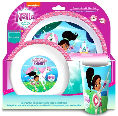 Buy Nella The Princess Knight 6-Piece Dinner and Cutlery Set | Tumbler ...