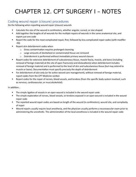 Image result for Surgery Coding Sample Charts