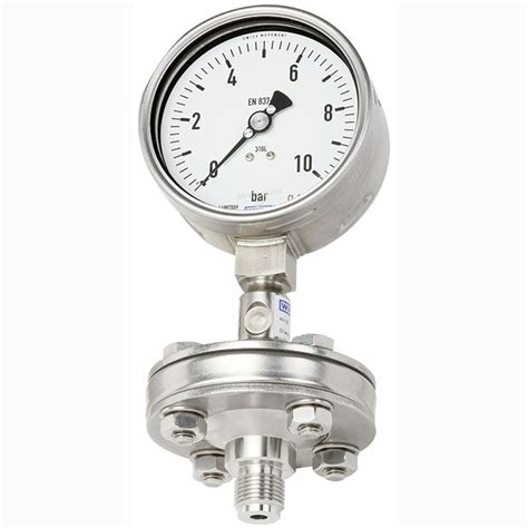 14200477 WIKA | WIKA NPT 1/2 Analogue Pressure Gauge 25bar Bottom Entry ...