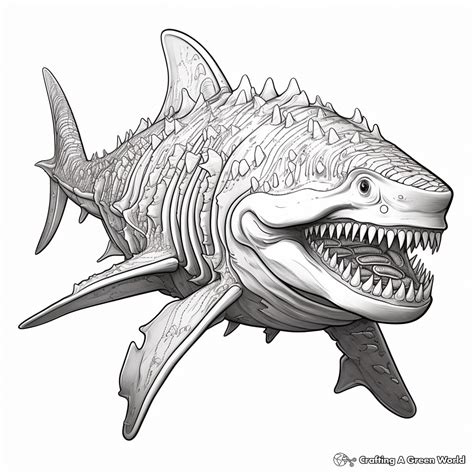 Megalodon Coloring Pages - Free & Printable!