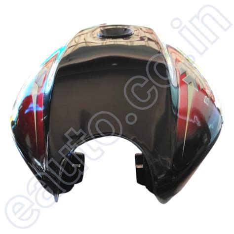 ENSONS Fuel Tank for Bajaj Discover 125 ( Black Red Petrol Tank or Tan