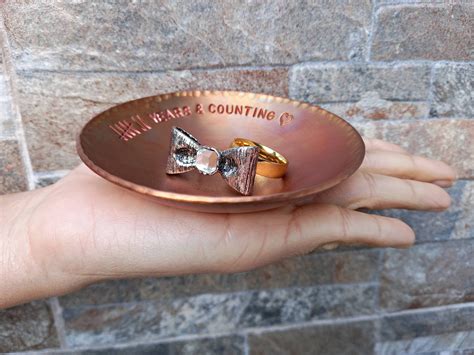 7 Tally Marks YEARS & COUNTING 3 4 Handmade Copper Bowl 7th Anniversary ...