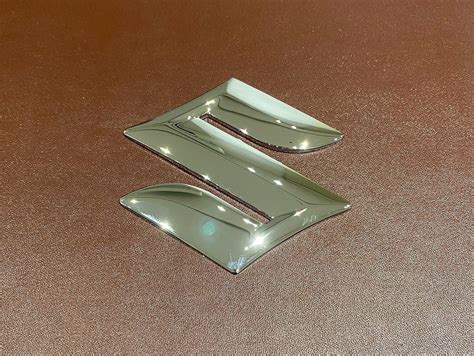 DA (Large) Badge Suzuki S Logo/Emblem/Monogram/Chrome Finish/Plated ...