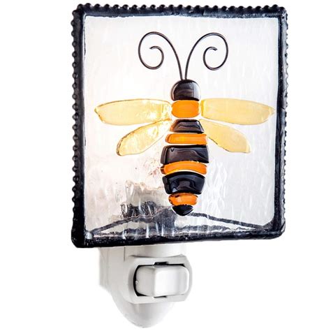 Buy Bee Night Light Decorative Accent Lite Wall Plug in Nightlight for ...