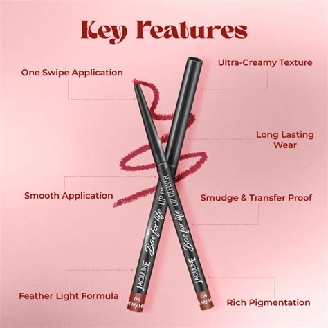 Jaquline USA Bae For Life Lip Definer 0.3g Red My Mind 04