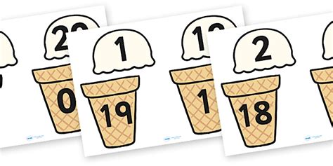Ice Cream Number Bonds to Twenty